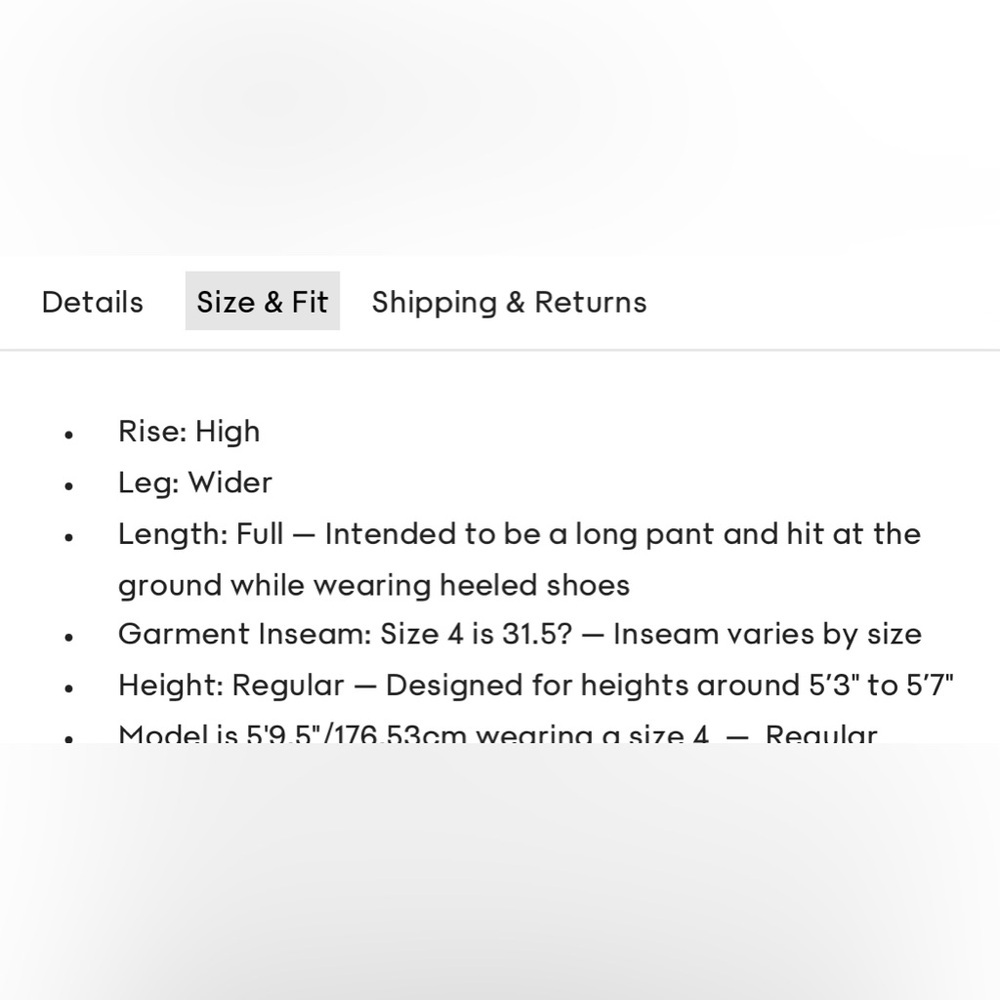 NWT Aritzia Wilfred The Limitless Pant™ Wider in Black Size 6 High Rise Wide Leg - Picture 12 of 14